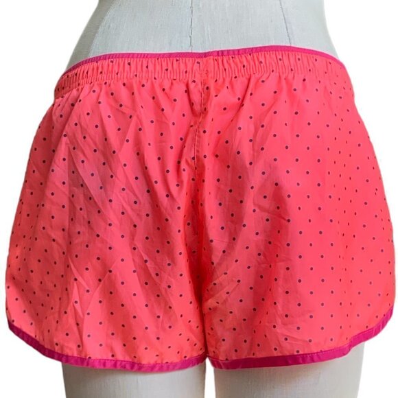 Reebok Running Shorts Pink w/ Black Polka Dots Sz S 80E - Picture 4 of 8